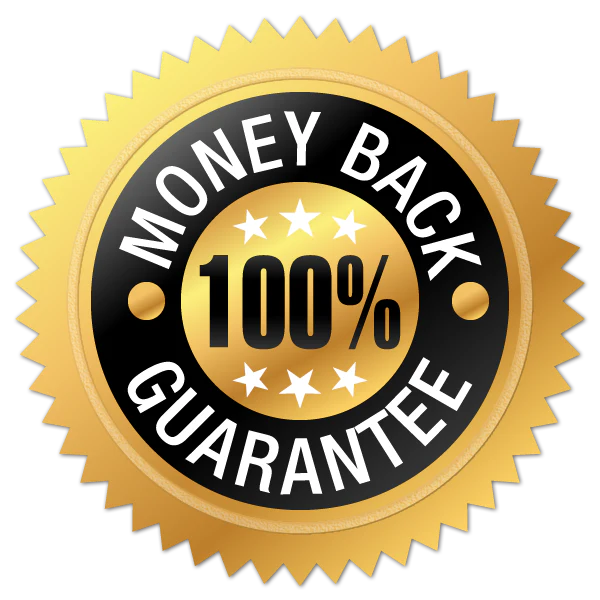 100% Money Back Guarantee